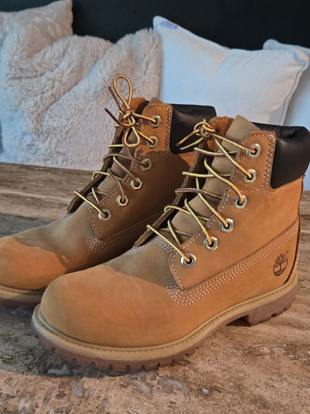 Timberland Men's Wheat Nubuck Waterproof Work Boots